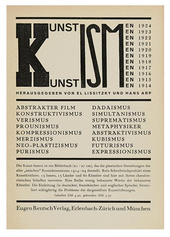 LISSITZKY EL; and ARP HANS Die Kunstismen Les Ismes de lArt LISSITZKY EL; and ARP HANS Die Kunstismen Les Ismes de lArt